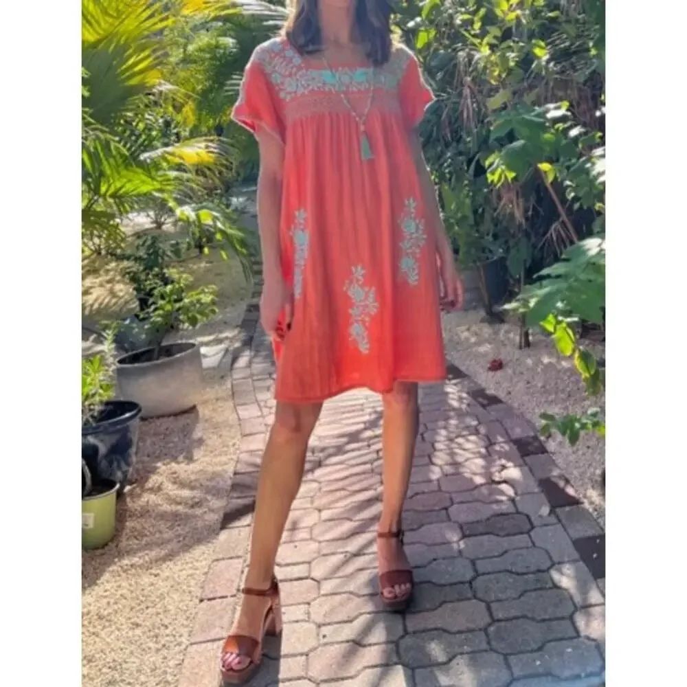 NWT Beach to Bistro Sigrid Olsen Maya Dress Women's Sz. L